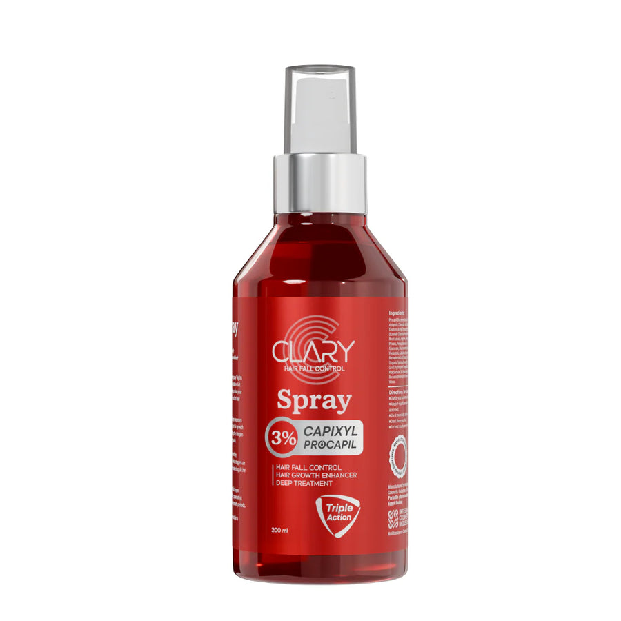 CLARY Hair Fall Control Spray 200ml بخاخ تساقط الشعر بالبروكابيل الكابكسيل من كلاري