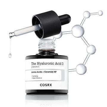 COSRX Hyaluronic Acid 3% Serum with Ceramides & NMF | Hydrating Anti-Aging Facial Serum for Dry Skin