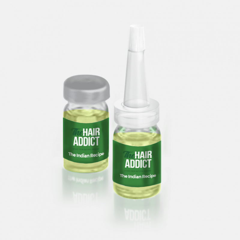 The Hair Addict Indian Recipe - 10 Vials-Natural