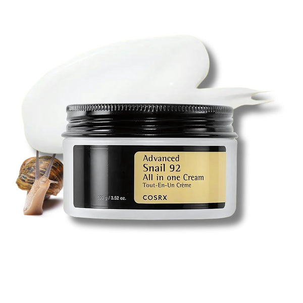 COSRX Advanced Snail 92 Cream - 92% Snail Mucin Deep Moisturizing Cream | Korean Skincare Barrier Repair