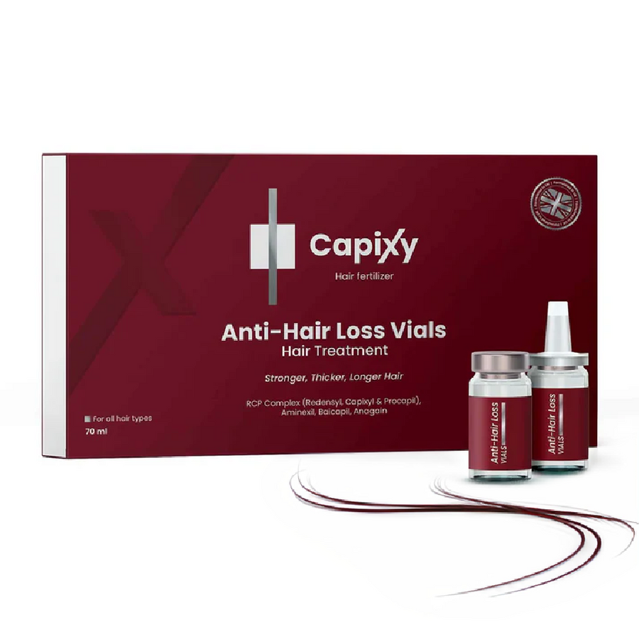 Capixy Anti-Hair Loss Ampoules – Capixyl, Redensyl, Procapil 70ml | International Shipping & Easy Returns