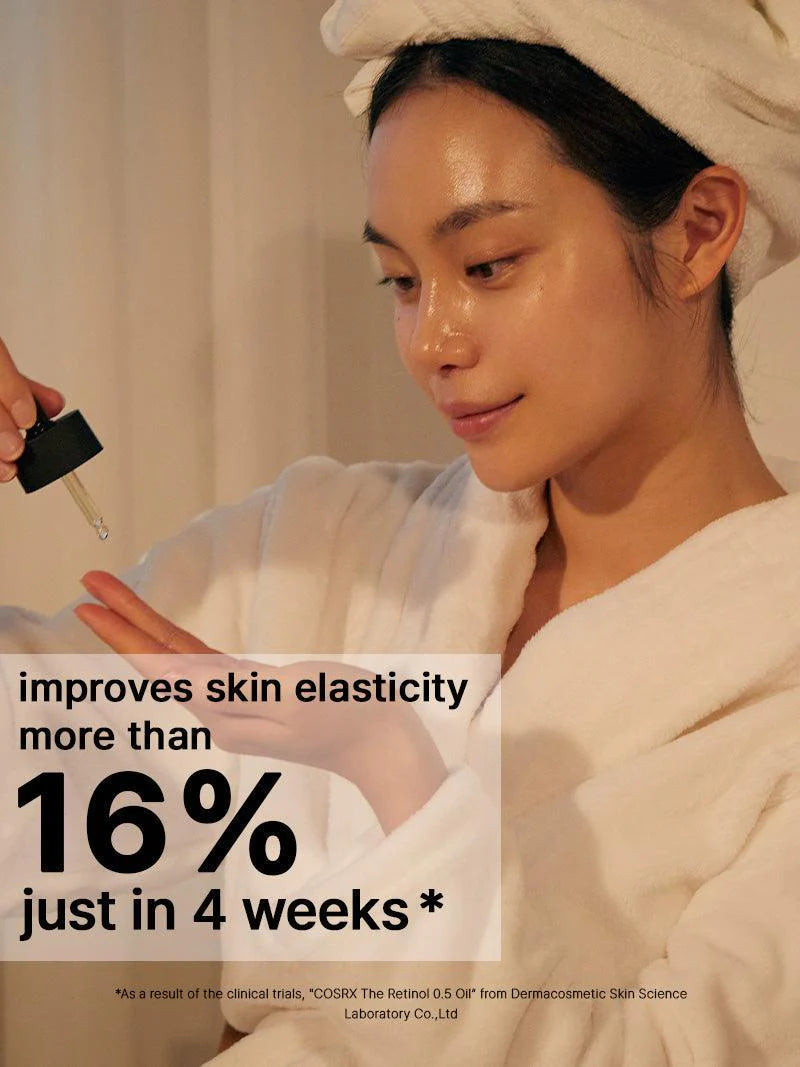 Cosrx  سيروم الريتينول تركيز 0.5%  + سكوالين | مضاد التجاعيد | تحسين مرونة الجلد