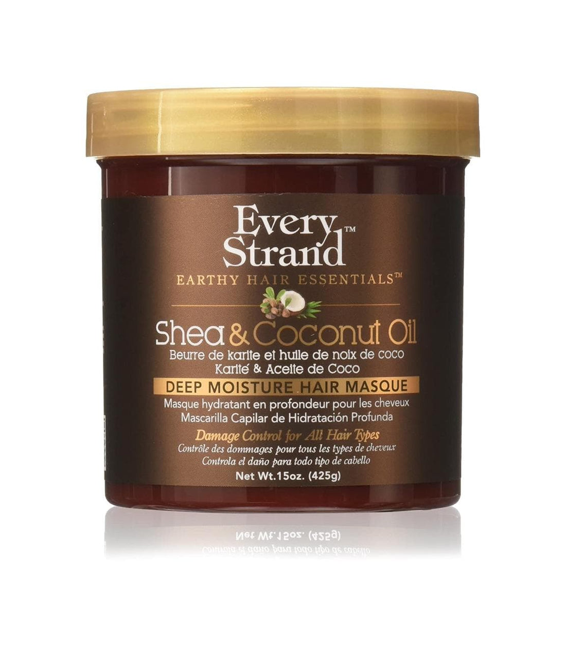 every strand hair  shea and coconut 425g ماسك الشعر المرطب العميق بزيت الشيا وجوز الهند من ايفري ستراند - Instachiq