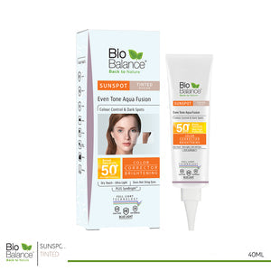 BIOBALANCE SUNSPOT FACE Dry Touch TINTED MEDIUM