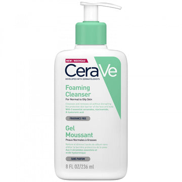 غسول البشرة العادية للدهنية من سيرافي 236 مل - cleanser