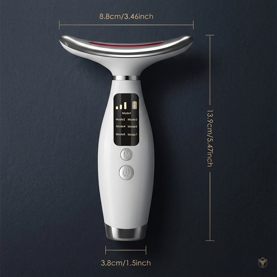 7-in-1 Advanced Neck & Face Sculptor | LED Light Therapy for Wrinkle Reduction, Skin Tightening & Jawline Contouring
