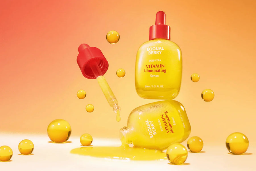 سيروم Eqqual Berry Deep Cera | فيتامين C الطبيعي + 5 سيراميد لتفتيح البشرة وعلاج التصبغات