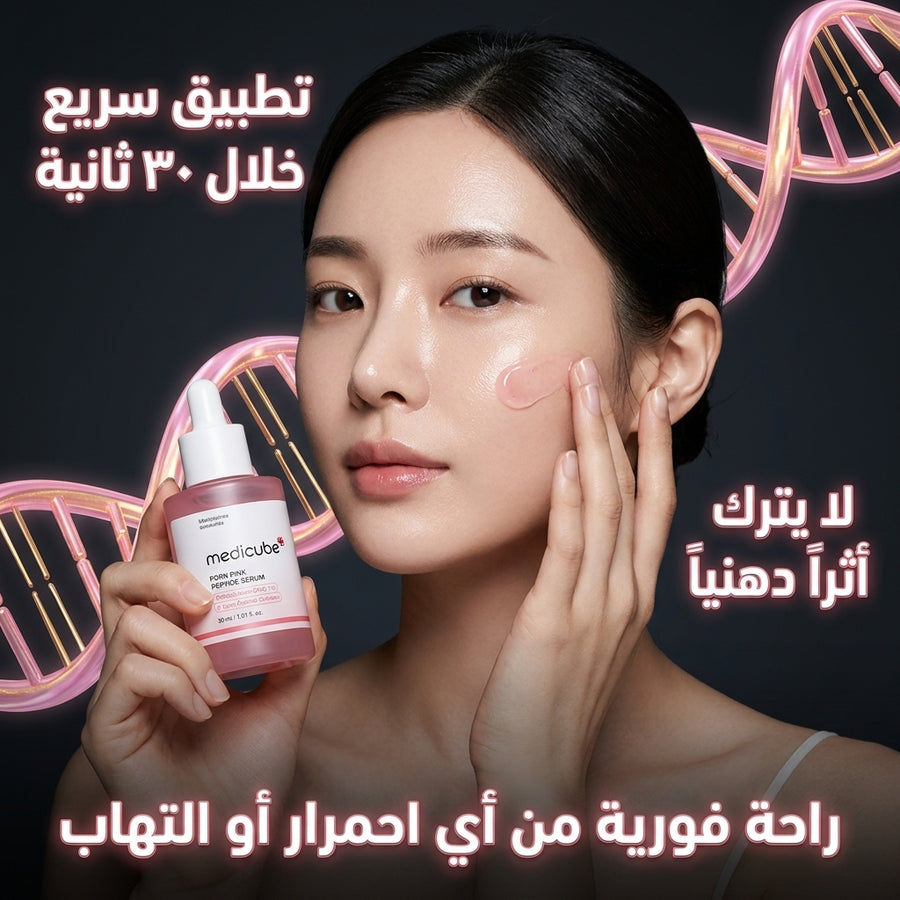 Medicube PDRN pink peptide serum - سيروم الحمض النووي للسلمون بالببتيدات الوردية