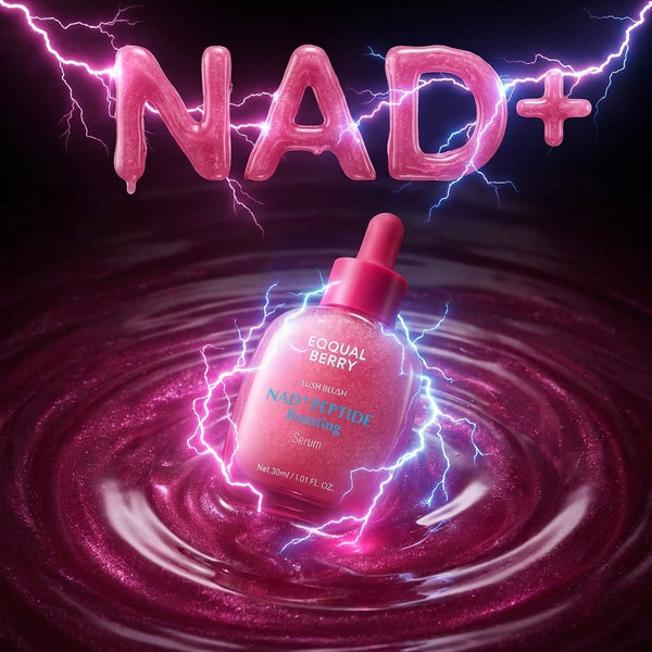 سيروم Eqqual Berry NAD+ Peptide | طاقة خلوية + ببتيدات + 5 سيراميد لشد البشرة وإصلاحها