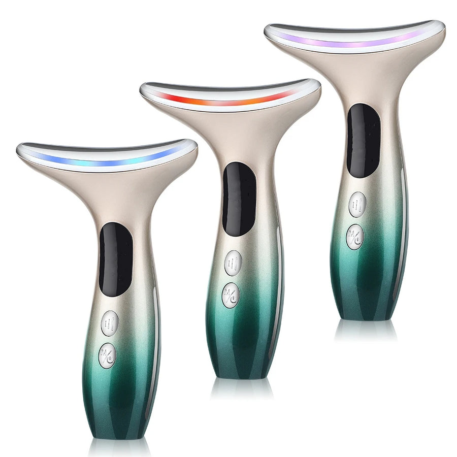 7-in-1 Advanced Neck & Face Sculptor | LED Light Therapy for Wrinkle Reduction, Skin Tightening & Jawline Contouring
