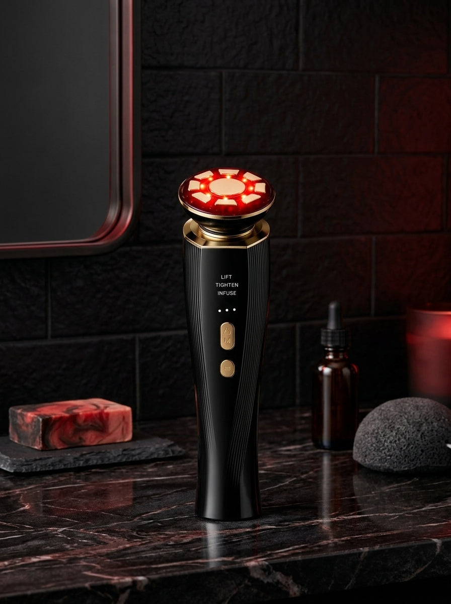INIA Flare 3-in-1 Red Light Facial Treatment Device | Lift & Sculpt