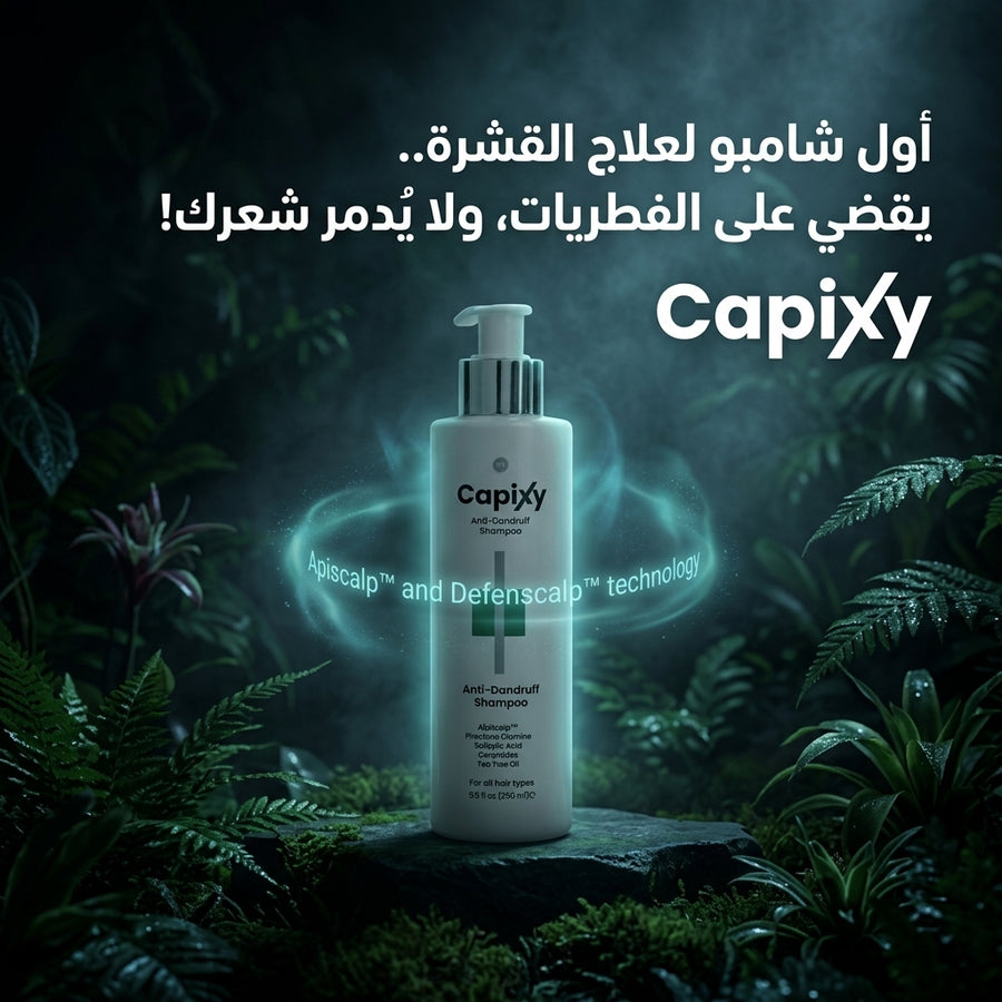 Capixy Anti-dandruff shampoo with 10 powerful ingredients - 250 ml