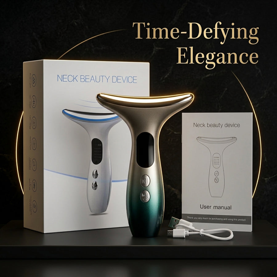 7-in-1 Advanced Neck & Face Sculptor | LED Light Therapy for Wrinkle Reduction, Skin Tightening & Jawline Contouring
