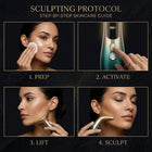 7-in-1 Advanced Neck & Face Sculptor | LED Light Therapy for Wrinkle Reduction, Skin Tightening & Jawline Contouring
