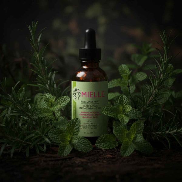 Mielle Rosemary Mint Scalp Hair Strengthening Oil خليط الزيوت الطبيعية | 30 زيت أساسي للشعر | 59 مل