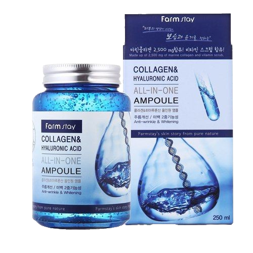 Farm stay collagen and hyaluronic ampoule - ampoule