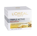 LOREAL TRIPLE ACTIVE NOURISH Moisturiser 24H 50ml - Cream