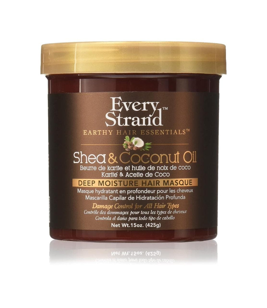 every strand hair  shea and coconut 425g ماسك الشعر المرطب العميق بزيت الشيا وجوز الهند من ايفري ستراند - Instachiq