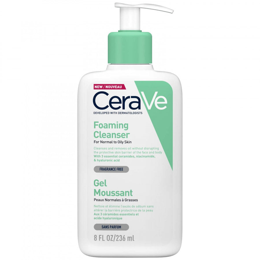 غسول البشرة العادية للدهنية من سيرافي 236 مل - cleanser